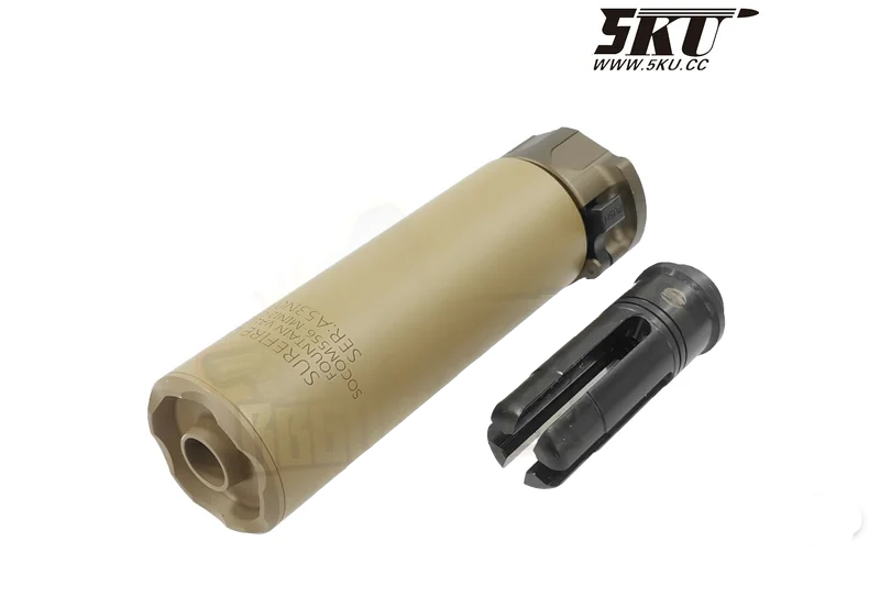 Silencer SureFire SOCOM556-MINI2 Suppressor - 5KU-243 Màu tan